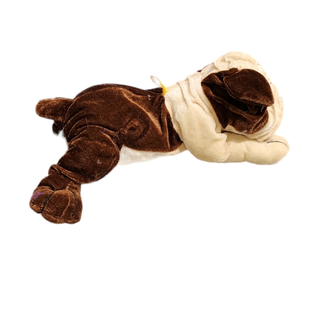 Toy factory brown and tan wrinkle puppy - Picture 5 of 9